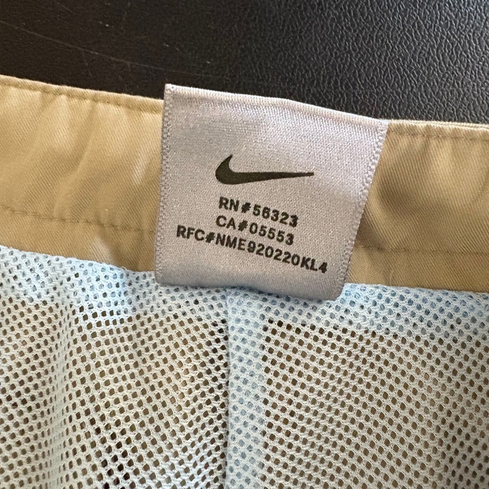 Y2K Nike Wide Leg Lightweight Hiking Pants Womens Size M Tan Gorpcore Utility - Picture 9 of 16